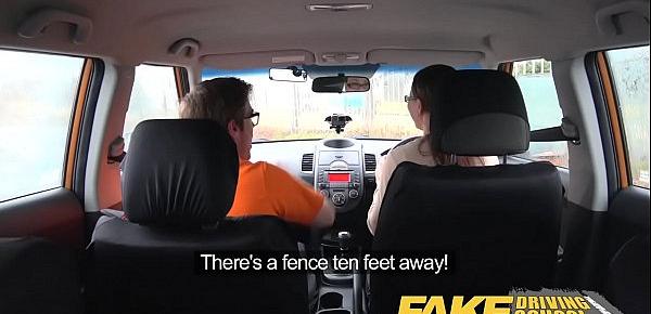  Fake Driving School Hot learner needs instructors big cock in her pussy and mouth to relax